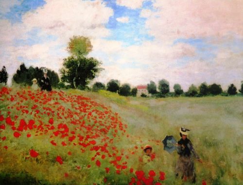 Dažymas, Claude Monet, Klatschmohn, Argenteuil, Aliejus Ant Drobės, Laukas Aguonos, Natiurmortas, Musée Dorsay