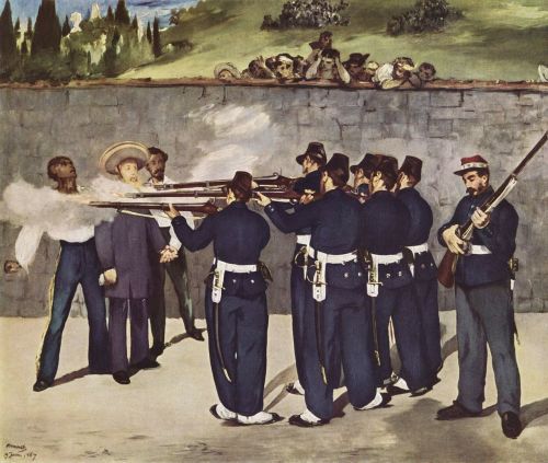 Dažymas, Vykdymas, Šaudymas, Imperatorius, Meksika, 1867, Édouard Manet