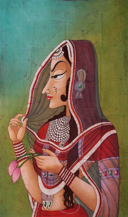 Dažymas,  Lady,  Indija