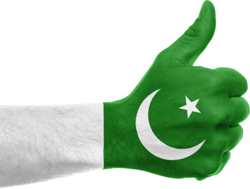 Pakistanas, Vėliava, Ranka, Nykščiai Aukštyn, Nacionalinis, Šalis, Patriotizmas, Patriotinis, Simbolis