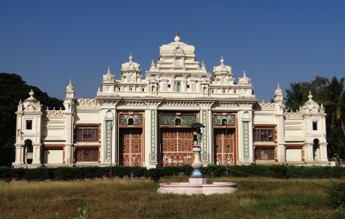 Rūmai, Jaganmohan, Architektūra, Meno Galerija, Pastatas, Indijos, Hindu, Paveldas, Orientyras, Maharaja, Mysore, Mysuru, Karnataka, Indija