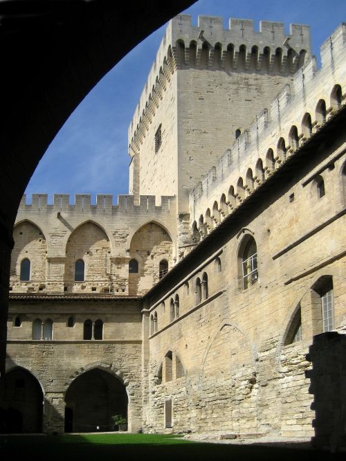 Popiežių Rūmai, Avignon, Vaucluse, France, Rūmai, Unesco, Gotika, Viduramžių