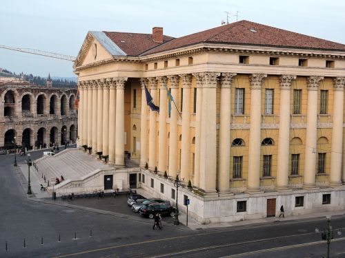 Palazzo,  Verona,  Senovės,  Miesto Rotušė,  Architektūra,  Stulpeliai,  Italija