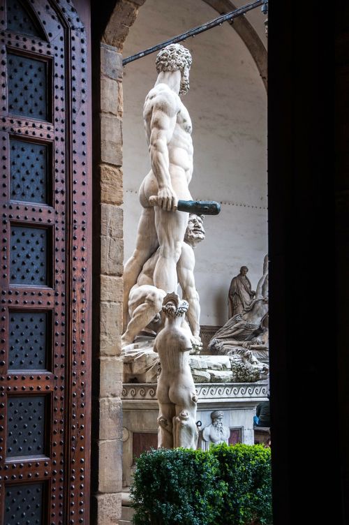 Palazzo Della Signoria, Florencija, Italy, Darbai, Menas, Paminklas, Istorija, Leo, Statula, Skulptūra