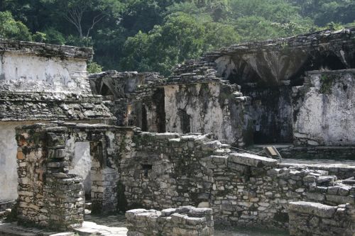 Palenque, Priešspaniškas, Mayan, Griuvėsiai, Meksika, Architektūra, Kultūra, Chiapas, Pastatas, Turizmas, Džiunglės, Šventykla, Paminklas