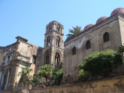 Palermo, Sicilija, Vasara, Paminklas, Bažnyčia, Miestas, Osmanų Imperija, Vyriausiasis Miestas, Miesto Panorama