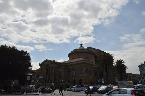 Palermo, Sicilija, Playhouse, Teatro, Miesto Panorama, Paminklas