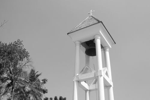Paliakkara Bažnyčia, Šv. Jurgio Cerkvė, Bažnyčios Varpas, Thiruvalla, Kerala, Vienspalvis