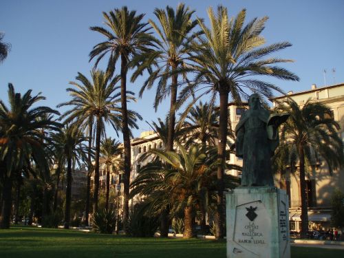 Palmės, Paminklas, Palma De Maljorka, Ramonas Llull, Skulptūra, Maljorka, Statula