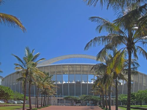 Medžiai,  Delnas,  Stadionas,  Mozės & Nbsp,  Mabhida,  Sportas,  Arena,  Durban,  Palmės Priešais Stadioną