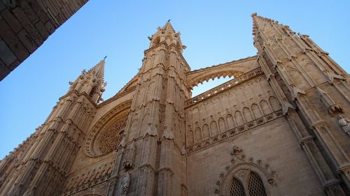 Palmos Katedra, Katedra, Palmos Santa Marijos Katedra, Bažnyčia, Senas, La Seu, Gotika, Romėnų, Katalikų, Palma, Majorca, Ispanija, Architektūra, Pastatas