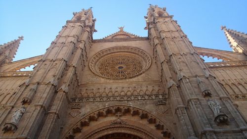 Palmos Katedra, Katedra, Palmos Santa Marijos Katedra, Bažnyčia, Senas, La Seu, Gotika, Romėnų, Katalikų, Palma, Majorca, Ispanija, Architektūra, Pastatas