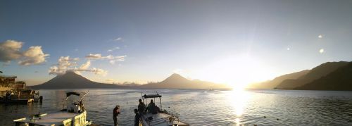 Panajachel, Solola, Gvatemala, Atitlan Ežeras