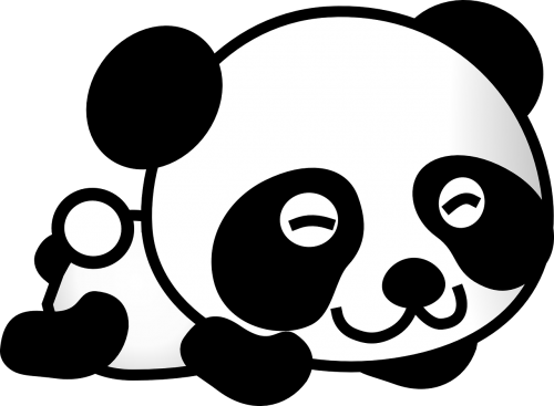 Panda, Animacinis Filmas, Turėti, Gyvūnas, Mielas, Balta, Juoda, Komiksas, Izoliuotas, Charakteris, Linksma, Laimingas, Piešimas, Žavinga, Kūdikis, Juokinga, Linksmas, Nemokama Vektorinė Grafika