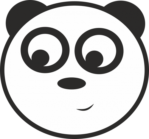Panda, Gyvūnas, Zoologijos Sodas, Pandas, Vaizdas, Šypsena, Džiunglės, Nemokama Vektorinė Grafika
