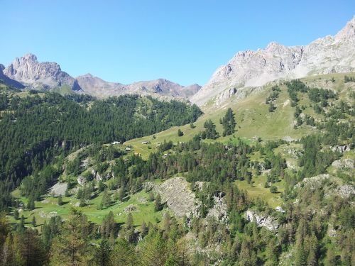 Panorama, Kalnas, Pietų Alpėse, Kraštovaizdis, Gamta