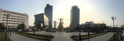 Panorama, Kambodža, Phnom Penh City, Meng Hann, Verslo Centras