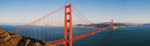 Panorama, Kalifornija, Aukso Vartų Tiltas, Tiltas, San Franciskas, Mus, Kelionė