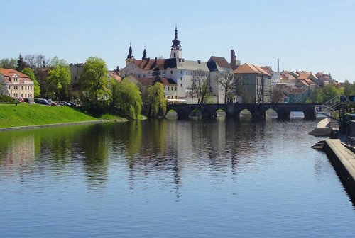 Panorama,  Miestas,  Čekija,  Tiltas,  Upė,  Vandens,  Metai,  Architektūra,  Bokštai,  Kelionė,  Statyba,  Turizmas,  Pavasaris,  Europa