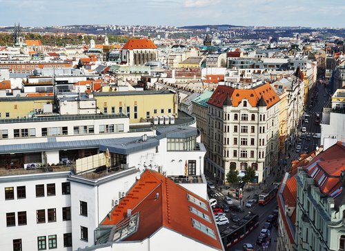 Panorama,  Praha,  Čekija,  Miestas,  Miestovaizdis,  Kelionė,  Architektūra,  Skyline