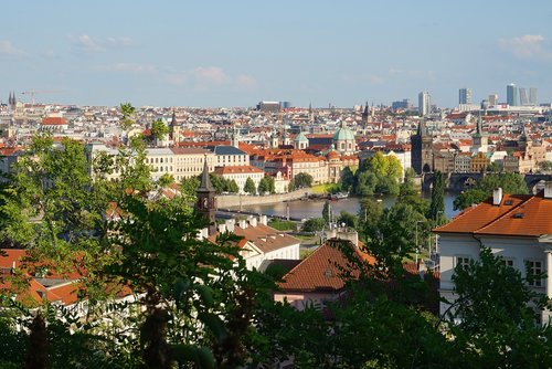 Panorama,  Praha,  Čekija,  Miestas,  Miestovaizdis,  Kelionė,  Turistų,  Kapitalas,  Turizmas,  Praha,  Istorija,  Europa,  Upė,  Tiltas,  Bokštai,  Pastatai