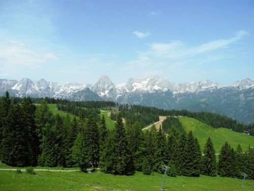Panorama, Žygiai, Kalnai, Alpių, Dangus, Kraštovaizdis