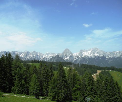 Panorama, Žygiai, Kalnai, Alpių, Dangus, Kraštovaizdis