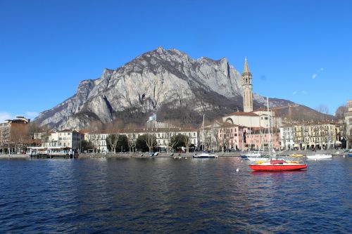 Panorama Di Lecco, Lecco, Ežero Como, Lombardija, Italy