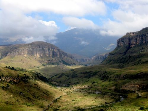 Kalnai,  Didingas,  Šlaitai,  Slėniai,  Panorama,  Vista,  Panorama,  Drakensbergas