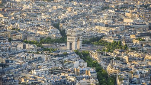 Panorama Iš Parizo, Šventųjų Šventės, Paris, France