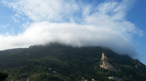 Panoraminis,  Kalnas,  Gamta,  Dangus,  Kraštovaizdis,  Kalnų Viršūnė,  Corfu,  Be Honoraro Mokesčio