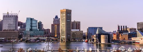 Panoraminis,  Miestas,  Architektūra,  Skyline,  Miestovaizdis,  Baltimore,  Vidinis Reidas