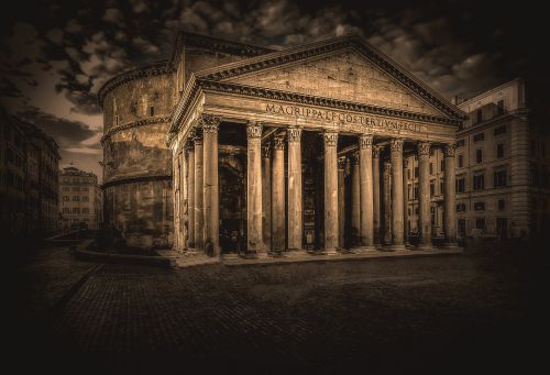 Panteonas, Roma, Italy, Architektūra, Istorija, Pastatas, Pastatai, Paminklas, Šventykla