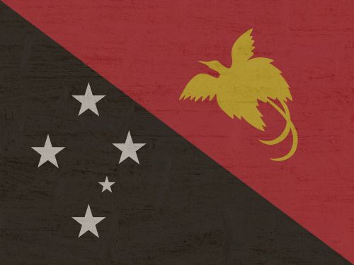 Papua Naujoji Gvinėja, Vėliava, Tarptautinis