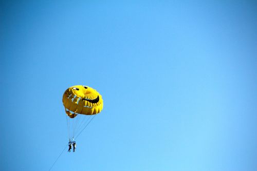 Parašiutas, Paragliding, Skristi