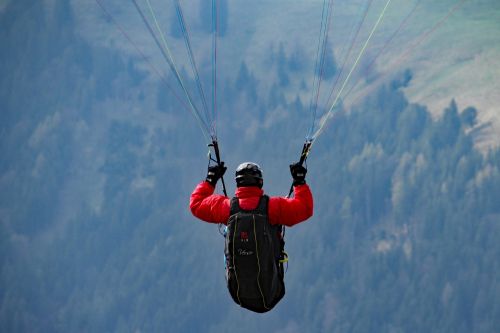 Paragleris, Kalnai, Skristi, Paragliding, Alpių, Hobis, Laisvalaikis, Oro Sportas