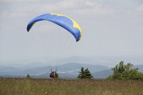 Paragleris, Pradžioje, Paragliding