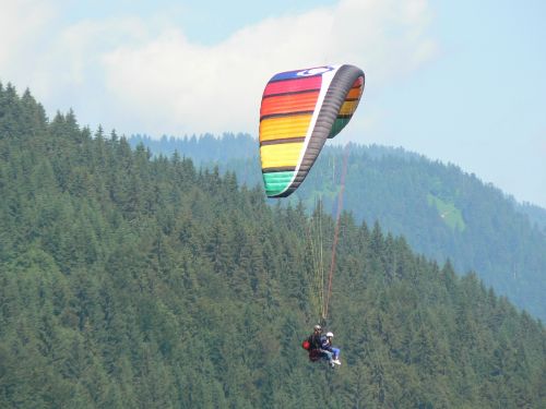 Paragliding, Kalnai, Kalnų Sportas, Sporto Veikla, Kraštovaizdis, Alpės, Gamta, Hover