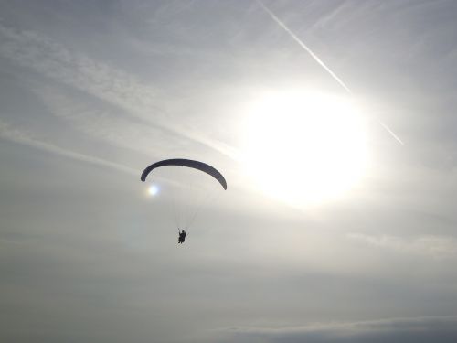Paragliding, Skraidantis, Saulėlydis