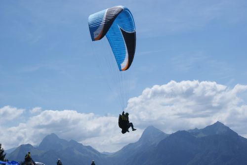 Paragliding, Debesis, Forclaz