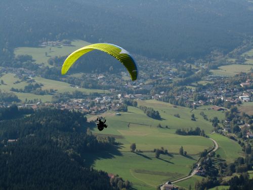 Paragliding, Sportas, Kalnai, Vėjas
