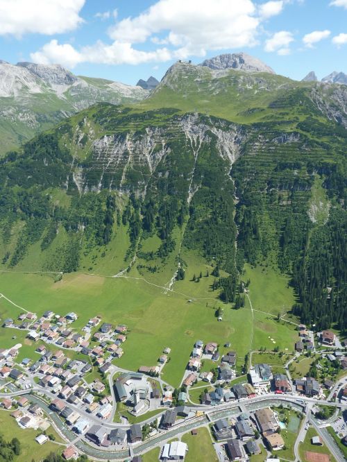Paragliding, Oro Vaizdas, Lech Am Arlberg, Rüfikopf, Kalnas, Panorama, Aukščiausiojo Lygio Susitikimas