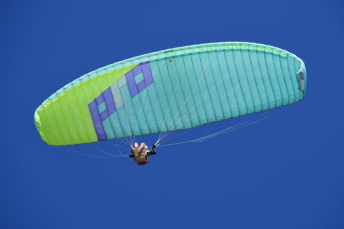 Paragliding, Skristi, Sportas, Dangus, Mėlynas