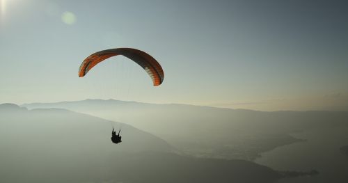 Paragliding, Žmonės, Nuotykis, Kalnas, Lauke, Highland, Dangus