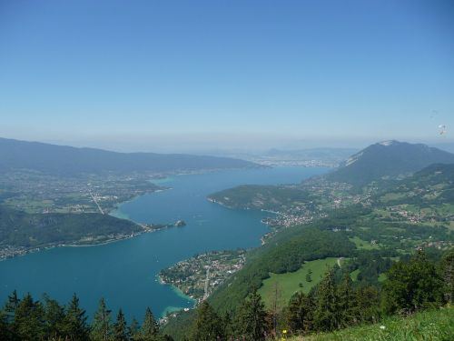 Paragliding, Annecy, France