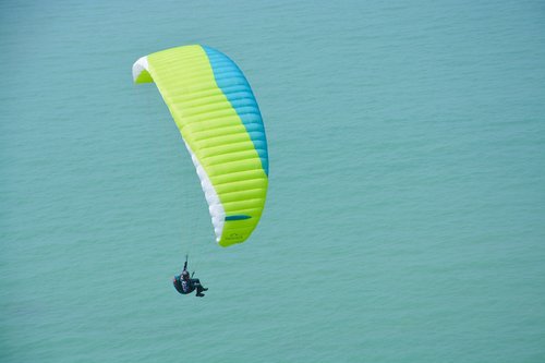 Parasparnių,  Nemokama Skrydžių,  Laisvalaikio Sporto,  Blue Sea,  Paraglider
