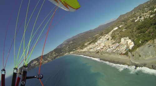 Paragliding, Jūra, Papludimys, Laisvė, Heradura