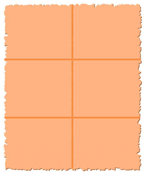 Pergamentas, Popierius, Oranžinė, Kriauklė, Kvadratas, Nemokama Vektorinė Grafika