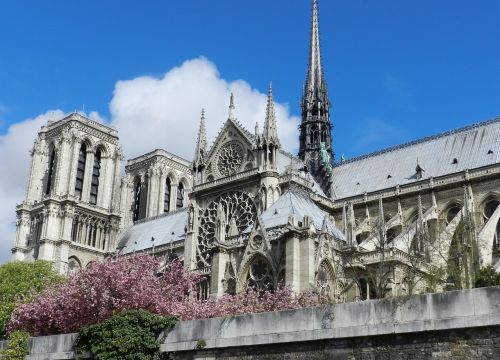 Paris, Notre Dame, Katedra, Upė Seine