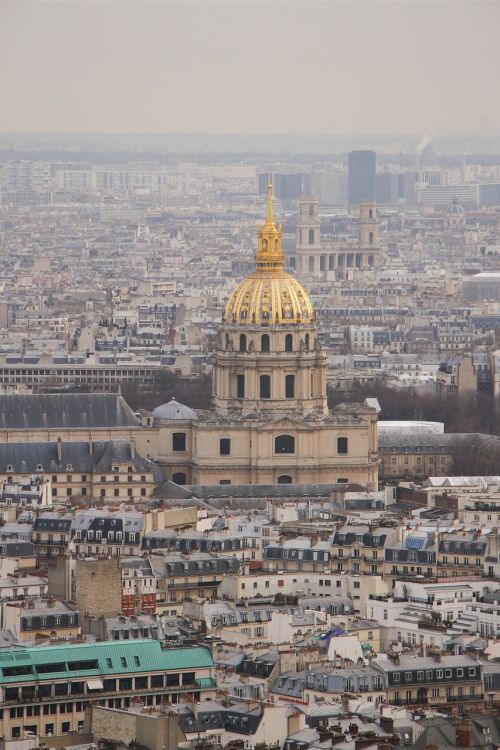 Paris, Miestas, Notre, Damme, Kupolas, Architektūra, Carrion, Invalides, Vaizdas, Paniramic